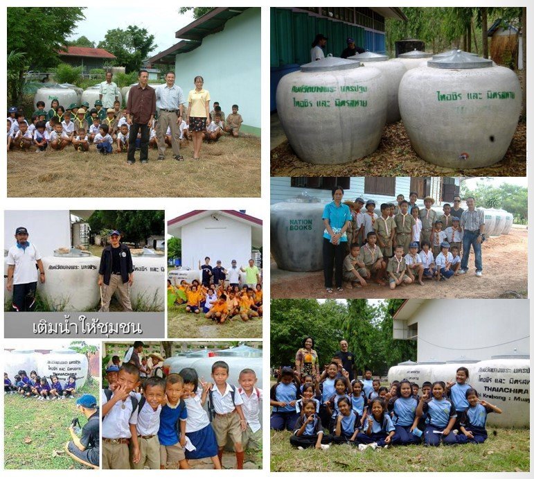 Volunteers handling a charitable donation