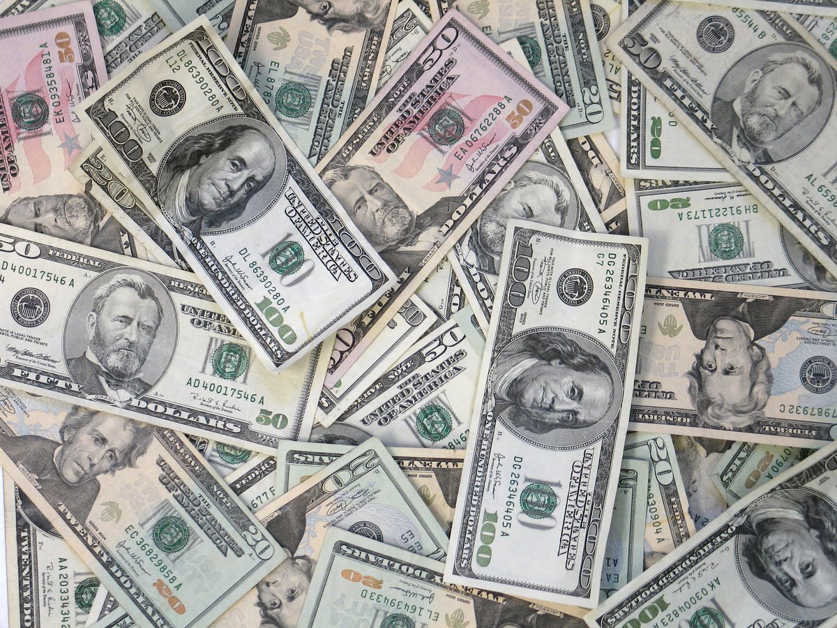 Banknotes and cash